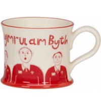 Welsh Cymru am Byth Red Mug